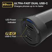 Scosche Powervolt Dual USB-C Port Car Charger Black