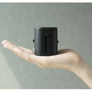 Travelmall 1 Pc 4 Port Travel Adaptor Black
