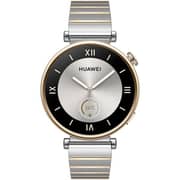 Huawei Watch GT4 Smartwatch ARA-B19 – Aurora Silver With Stainless Steel Strap