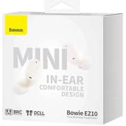 Baseus Bowie EZ10 A00054300226-Z1 True Wireless Earbuds White