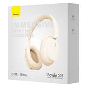 Baseus Bowie D05 NGTD020202 Wireless Over Ear Headphones Creamy White