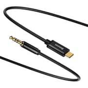 Baseus Type-C Male To 3.5 Male Audio Cable 1.2m Black