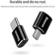 Baseus Mini Micro To Type-C Adapter Converter Black