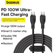 Baseus Type-C To Type-C Cable 1.2m Cluster Black
