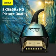 Baseus HDMI 8K To HDMI 8K Adapter Cable 10m Black