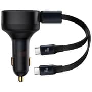 Baseus Cable USB-C Car Charger Black