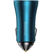 Baseus Dual Fast Car Charger Blue/Black