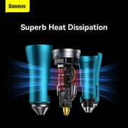 Baseus Dual Fast Car Charger Blue/Black