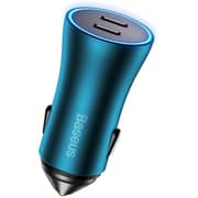Baseus Dual Fast Car Charger Blue/Black