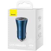 Baseus Dual Fast Car Charger Blue/Black