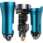 Baseus Dual Fast Car Charger Blue/Black