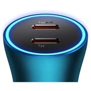 Baseus Dual Fast Car Charger Blue/Black