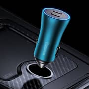 Baseus Dual Fast Car Charger Blue/Black