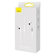 Baseus Enock H17 NGCR020002 Wired In Ear Earphones White