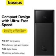 Baseus Fast Charging Power Bank 20000mAh Cluster Black P10022904113-00
