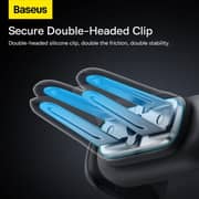 Baseus 2 Air Outlet Car Mount Black