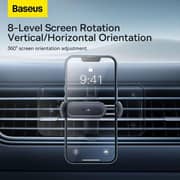Baseus 2 Air Outlet Car Mount Black