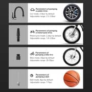 Baseus CRCQ000001 Super Mini Inflator Pump Air Compressor 120W