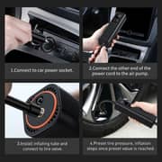 Baseus CRCQ000001 Super Mini Inflator Pump Air Compressor 120W