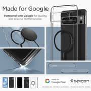 Spigen Ultra Hybrid MagFit Case Clear/Black Google Pixel 8 Pro