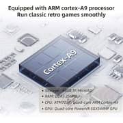 Anbernic Handheld Game Console 64GB Grey With 5000 Built In Games