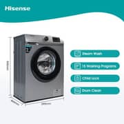 Hisense Front Load Washing Machine 7 kg WFVB7012MT