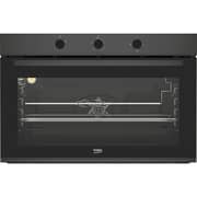 Beko Built-in Gas Oven With Gas Grill - 90 Cm - 2 Fans - Dark Inox - BBWHT12104DS
