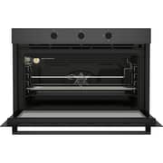 Beko Built-in Gas Oven With Gas Grill - 90 Cm - 2 Fans - Dark Inox - BBWHT12104DS