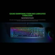 Razer BlackWidow V4 X Mechanical Gaming Keyboard Green Switch, ENG/ARABIC, with Razer Chroma RGB, Black, RZ03-04703500-R391
