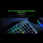 Razer BlackWidow V4 X Mechanical Gaming Keyboard Green Switch, ENG/ARABIC, with Razer Chroma RGB, Black, RZ03-04703500-R391