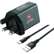 Swiss Military GaN Wall Charger 2m Black