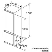 Bosch Series 2 Bottom Freezer Refrigerator 268 Litres KIV87NSF0M