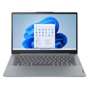 Lenovo IdeaPad Slim 3 14IAH8 (2022) Laptop - 12th Gen / Intel Core i5-12450H / 14inch FHD / 512GB SSD / 8GB RAM / Shared Intel UHD Graphics / Windows 11 Home / English & Arabic Keyboard / Arctic Grey / Middle East Version - [83EQ000EAX]