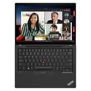 Lenovo ThinkPad T14 Gen 4 (2023) Laptop- 13th Gen / Intel Core i7-1355U / 14inch WUXGA / 512GB SSD / 16GB RAM / Shared Intel Iris Xe Graphics / Windows 11 Pro / English & Arabic Keyboard / Thunder Black / Middle East Version - [21HD008DGR]