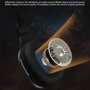 Ovleng GT65BLACK Wired Over Ear Gaming Headphones Red/Black