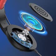 Bwoo BXO24BLACK Wired Over Ear Gaming Headphones Black