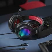 Bwoo BXO24BLACK Wired Over Ear Gaming Headphones Black