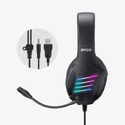 Bwoo BX022BLACK Wired Over Ear Gaming Headphones Black