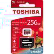 Toshiba Exceria MicroSD XC Memory Card 256GB Black/Red M303-EA256GB