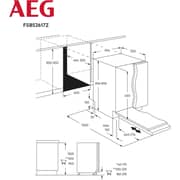 AEG Built In Dishwasher AG-FSB53617Z