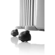 DeLonghi Oil-Filled Radiator , Quiet Adjustable Thermostat, 12 Fins , Digital Timer ,Full Room, 3 Heat Settings, Space Heater, ECO Energy Saving Mode, Safety Features, Light Gray, Radia S -TRRS1225