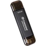 Transcend Portable SSD USB3.0 512GB Black TS512GESD310S