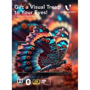 Videocon E75ELWO1100 4K UHD Smart Television 75inch (2023 Model)