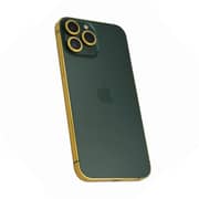 Caviar Luxury 24k Gold Frame Customized iPhone 15 Pro Max 1TB Royal Green Titanium 5G Smartphone - UAE Version