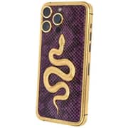 Caviar Luxury 24k Gold Customized iPhone 15 Pro Max 256GB Exotic Snake 5G Smartphone - UAE Version