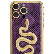 Caviar Luxury 24k Gold Customized iPhone 15 Pro Max 256GB Exotic Snake 5G Smartphone - UAE Version
