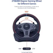 PXN USB Race Game Driving Steering Racing Wheel Black