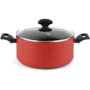 FAGOR Alutherm Casserole with LID 20 CM RED - 8429113801182