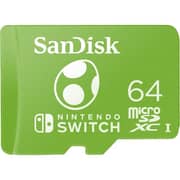 SanDisk Nintendo Micro SDXC UHS-I Card Yoshi 64GB Green SDSQXAO-064G-GN6ZN