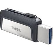Sandisk Ultra Dual Drive Flash Drive USB Type-C 256GB Black SDDDC2